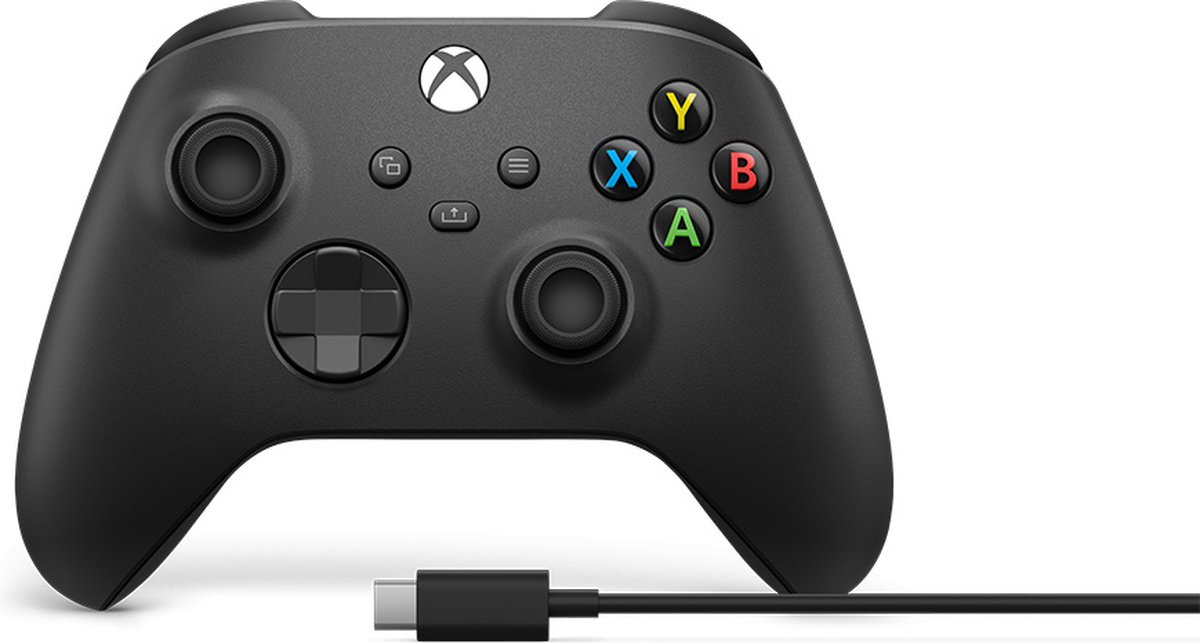 Xbox Draadloze Controller - Zwart - Inclusief USB C kabel - Xbox, PC, Cloud Gaming op Prijzenvolger.com