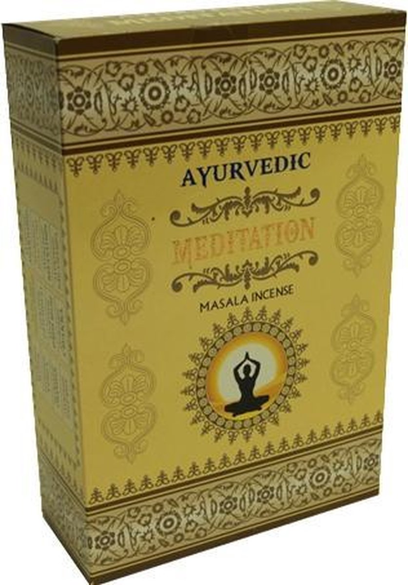 Goedkoopste Wierook Ayurvedische masala Meditatie - 10 g - (12st.) - M