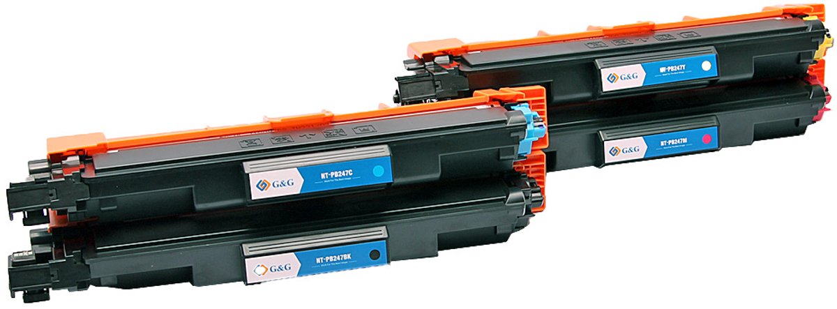 Image of Set 4x ABC huismerk toner geschikt voor Brother TN-247 voor DCP-L3510CDW DCP-L3517CDW DCP-L3550CDW HL-L3210CW HL-L3230CDW HL-L3270CDW HL-L3280CDW MFC-L3710CW MFC-L3730CDN MFC-L3740CDN MFC-L3750CDW