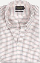 Steppin' Out Herfst/Winter 2021  Brushed Cotton Button Shirt Mannen - Regular Fit - Katoen - Rood (XL)