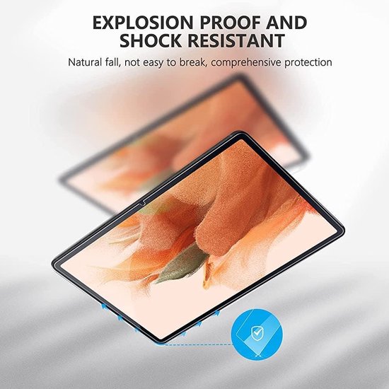 FONU Glazen Screen Protector Samsung Galaxy S8 PLUS - S7 FE - S7 Plus - 12.4 inch