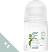 [Partij van 6] DOVE Biologische Eucalyptus Roll-on Deodorant - Vrouwen - 50 ml