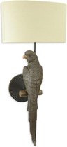 Wandlamp - Papegaai - Decoratieve sfeerlamp - 69,5 cm hoog