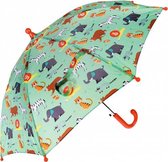 Rex London - Kinderparaplu - Paraplu - Animal Park - Groen
