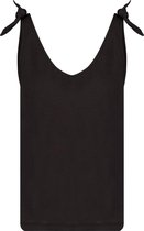 DEELUXE Tanktop met strikbandjes ANNY Black