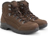 Chaussures de randonnée Travelin' Faaborg pour hommes - Imperméables et respirantes - Cuir marron - Taille 42