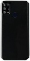 ADEL Siliconen Back Cover Softcase Hoesje Geschikt voor Samsung Galaxy M31 - Doorzichtig Transparant