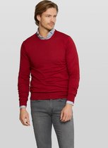 Van Gils - Effen pullover Basico Crew van merinowol Heren