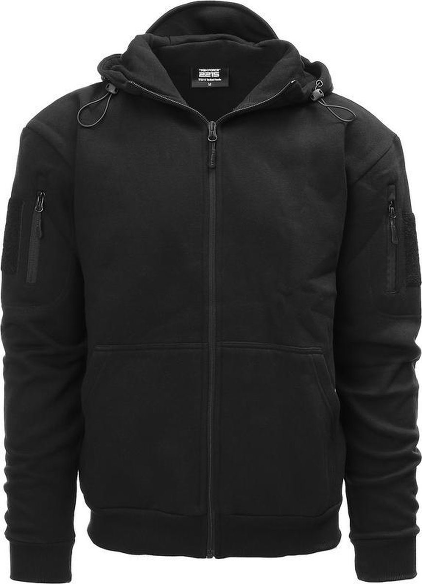 TF-2215 - TF-2215 Tactical hoodie (kleur: Zwart / maat: XXL)