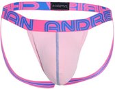 Andrew Christian Happy Jock w/ Almost Naked Roze - MAAT XL - Heren Ondergoed - Jockstrap voor Man - Mannen Jock