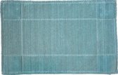 Ikado  Katoenen badmat antislip, blauw  50 x 80 cm