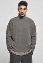 Urban Classics Sweater/trui -XL- Oversized Roll Neck Grijs