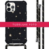 iMoshion Design hoesje met koord voor Samsung Galaxy S21 FE - Sterren - Goud