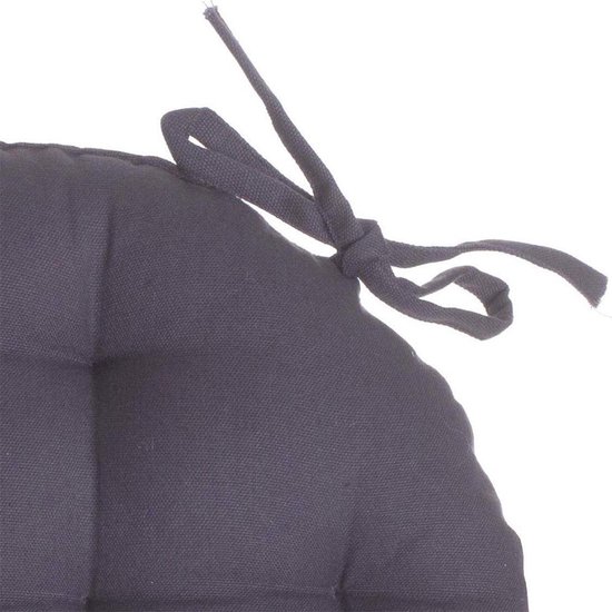 Eazy Living Stoelkussen Lys - Grijs - 40 x 40 Cm - 4 Stuks van EAZY LIVING — afbeelding 2
