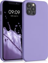 kwmobile telefoonhoesje voor Apple iPhone 12 Pro Max - Hoesje voor smartphone - Back cover in violet lila