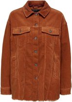 Only Jas Onlbitten Life Cord Shacket Pnt Noos 15182101 Ginger Bread Dames Maat - M
