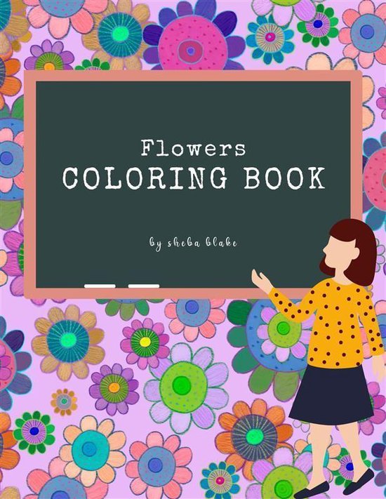 Flowers Coloring Book for Kids Ages 3+ (Printable Version) - cover