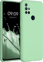 kwmobile telefoonhoesje voor OnePlus Nord N10 5G - Hoesje voor smartphone - Back cover in mintgroen