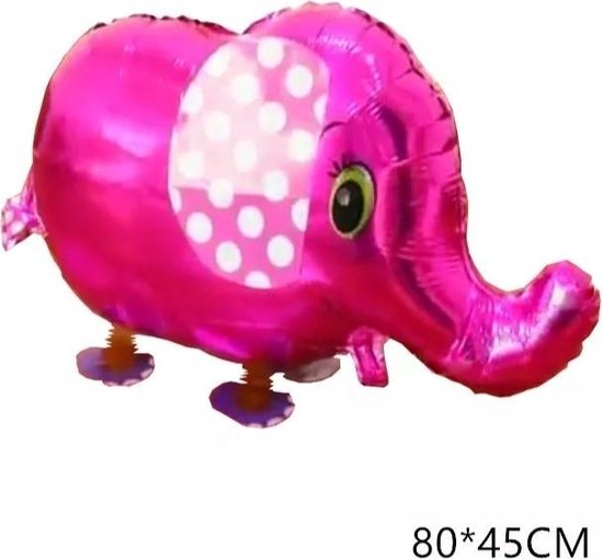 Airwalker olifant roze, wandelende olifant kindercrea