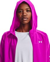 Dames Woven Hooded Jacket Meteor Pink