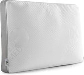 VerschoonKussen - Zinaps Viscoelastic Memory Foam Pillow met geventileerde zijden en wasbare ademend dekking, orthopedisch, cervicaal, neksteunkussen -  (WK 02124)