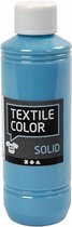 Textielverf - Turquoiseblauw - Dekkend - Creativ Company - 250 ml