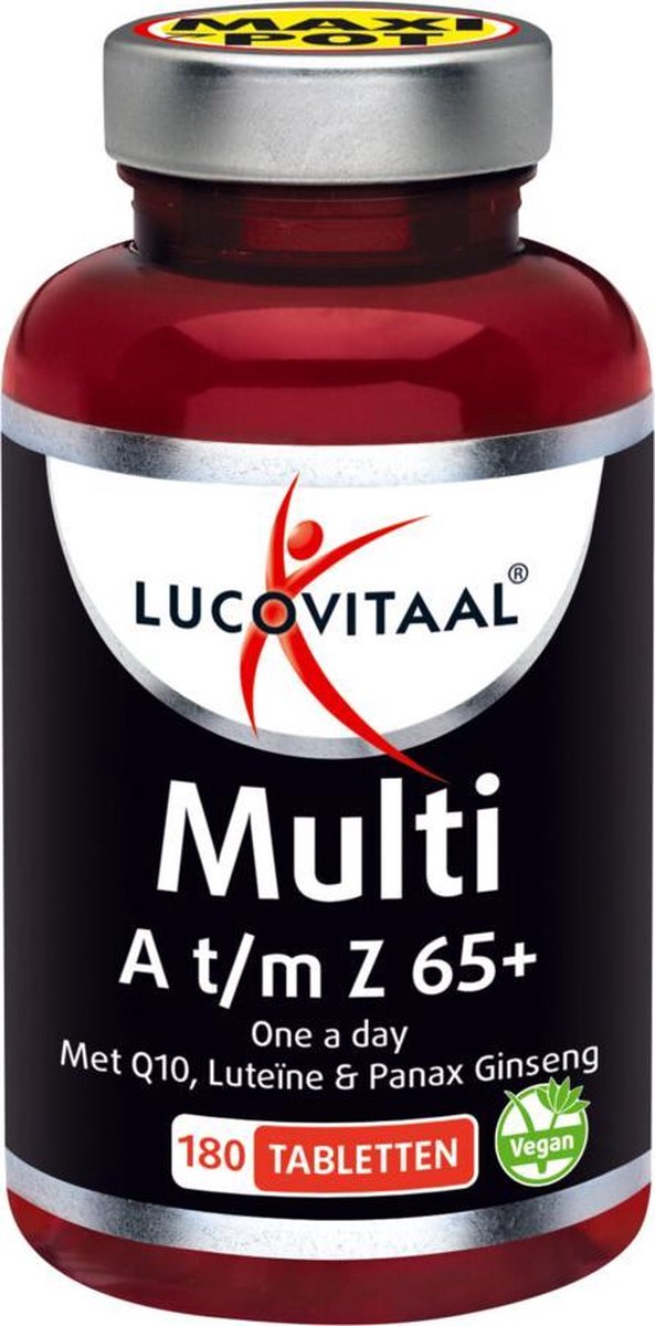 Goedkoopste Lucovitaal Voedingssupplementen Multi A t/m Z 65 Tabletten Met Q10 180Tabletten