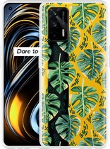 Realme GT Hoesje Palm Leaves Large - Designed by Cazy