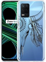 Realme 8 5G Hoesje Boho Buffalo Skull - Designed by Cazy