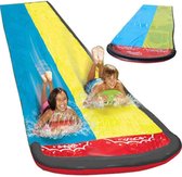 Watergrijbaan - Zinaps achtertuin Waterglijbaan voor kinderen Volwassenen, Tuin Racing Double Water Dia Mat, Opblaasbare Surfplank, Summer Spray Water Toy, Outdoor Grass-spel- (WK 02127)