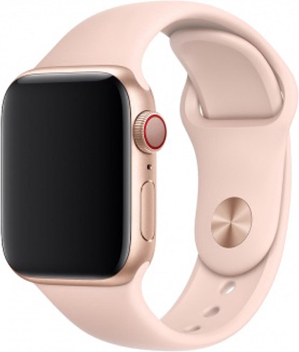 Apple Siliconen bandje - Apple Watch Series 1/2/3/4 (38&40mm) - Rose goud