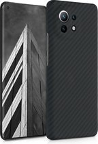 kalibri hoesje voor Xiaomi Mi 11 - aramidehoes voor smartphone - mat zwart