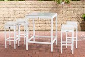 CLP Alia Tuin Barset - Wicker wit gebroken wit