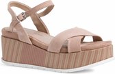 Marco Tozzi Dames Sandaaltje 2-2-28507-26 408 beige F-breedte Maat: 41 EU