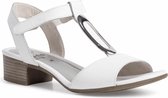 Jana Dames Sandaaltje 8-8-28322-26 100 wit H-breedte Maat: 39 EU