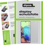 dipos I 2x Beschermfolie mat geschikt voor Samsung Galaxy A71 5G Folie screen-protector (expres kleiner dan het glas omdat het gebogen is)