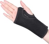 Polsbrace Rechts - Zinaps Pols Spalk Carpal Tunnel Syndroom Splint Pols Support Lederen Pols Brace Tendonitis Polsbeschermer Met Verwijderbare Splint Stabilisator voor pijnverlichting Right (