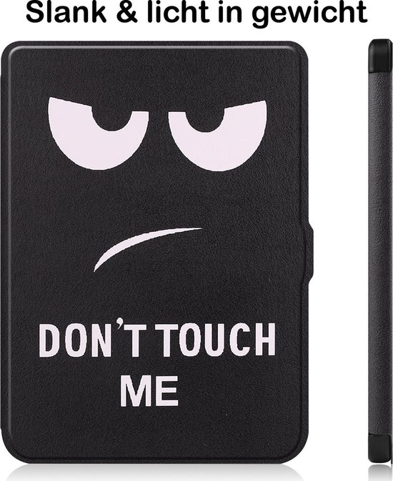 Hoesje Geschikt voor Kobo Nia Hoesje Luxe Bescherm Case - Hoes Geschikt voor Kobo Nia Hoes Book Cover - Don't Touch Me van Hoesje  — afbeelding 5