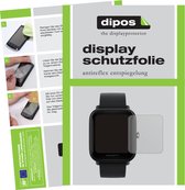 dipos I 6x Beschermfolie mat compatibel met Amazfit Bip U Pro Folie screen-protector (expres kleiner dan het glas omdat het gebogen is)