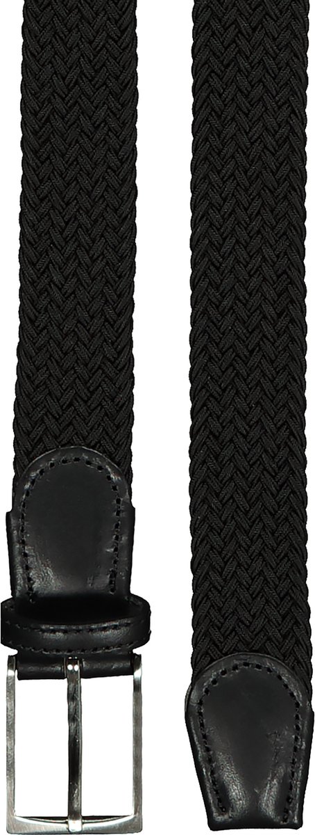 LINDENMANN elastische heren riem - zwart