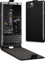 kwmobile hoesje voor met Blackberry KEYone (Key1) - Flip cover met magnetische sluiting in zwart