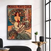 Alphonse Mucha Vintage Illustratie Print Poster Wall Art Kunst Canvas Printing Op Papier Living Decoratie 40x50cm Multi-color