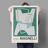 Alberto Magnelli Print Poster Wall Art Kunst Canvas Printing Op Papier Met Waterproof Inkt 30x40cm Multi-color