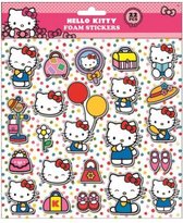 foamstickers Hello Kitty 24 x 20,5 cm 22-delig roze