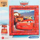 legpuzzel Cars jongens 27 cm karton rood 61-delig