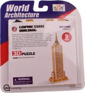 3D-Puzzel Empire State Building klein 6-delig brons