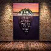 Wilde Leeuw Motivatie Quote Print Poster Wall Art Kunst Canvas Printing Op Papier Living Decoratie  D