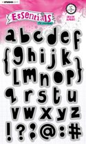 Studio Light Cling stamp - Creative Alphabet - Essentials