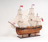 Houten schip - schaalmodel - the '' HMS ENDEAVOUR'' - miniatuur - 95 cm breed