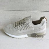 Beige Knitted sneaker